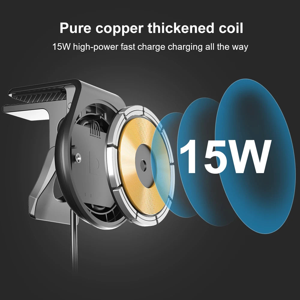 support de charge 15w pour voiture facile a installer